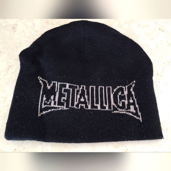 METALLICA Knit Beanie, One Size Fits All acrylic black type Vintage Second Hand